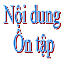 Nội dung ôn tập kiểm tra cuối kỳ 2 -2025