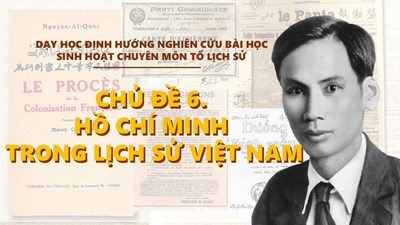 Sinh hoạt chuyên môn Tổ Lịch sử - Dạy học định hướng nghiên cứu bài học nhóm 12